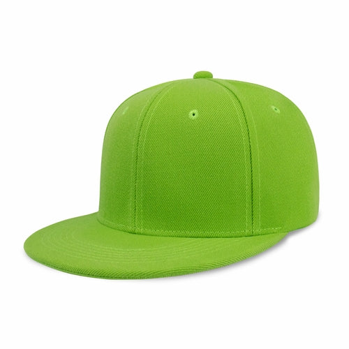 Crimson Hector classic flat bill snapback hat with adjustable polyester fit and breathable design, shown from a side view.