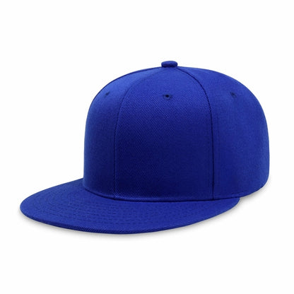Crimson Hector classic flat bill snapback hat with adjustable polyester fit and breathable design, shown from a side view.