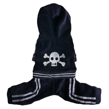 Lime Aeneas Skully Jumper for pets, featuring a fun skull design, made of soft fabric, perfect for keeping pets warm and stylish.