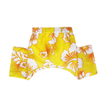 Lime Aeneas Belize Swim Trunk for pets, lightweight and quick-drying pet swimwear in vibrant colors, suitable for water activities.