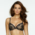 Black Felina Parisienne memory foam contour bra from Lime Lucy, showcasing smooth cups and supportive design.