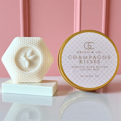 Emerald Tulsi Ultimate Moisture Shea Butter Lotion Bar for body care, showing a solid, creamy shea butter product on a neutral background.