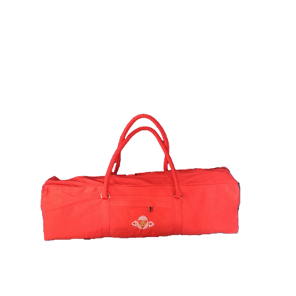 Alabaster Chakra Yoga Kit Bag for sports and outdoor activities, featuring a spacious design with vibrant chakra patterns.