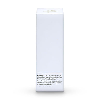 Orchid Zeus Vitamin C face serum with hyaluronic acid and retinol, featuring a sleek glass bottle and dropper applicator.