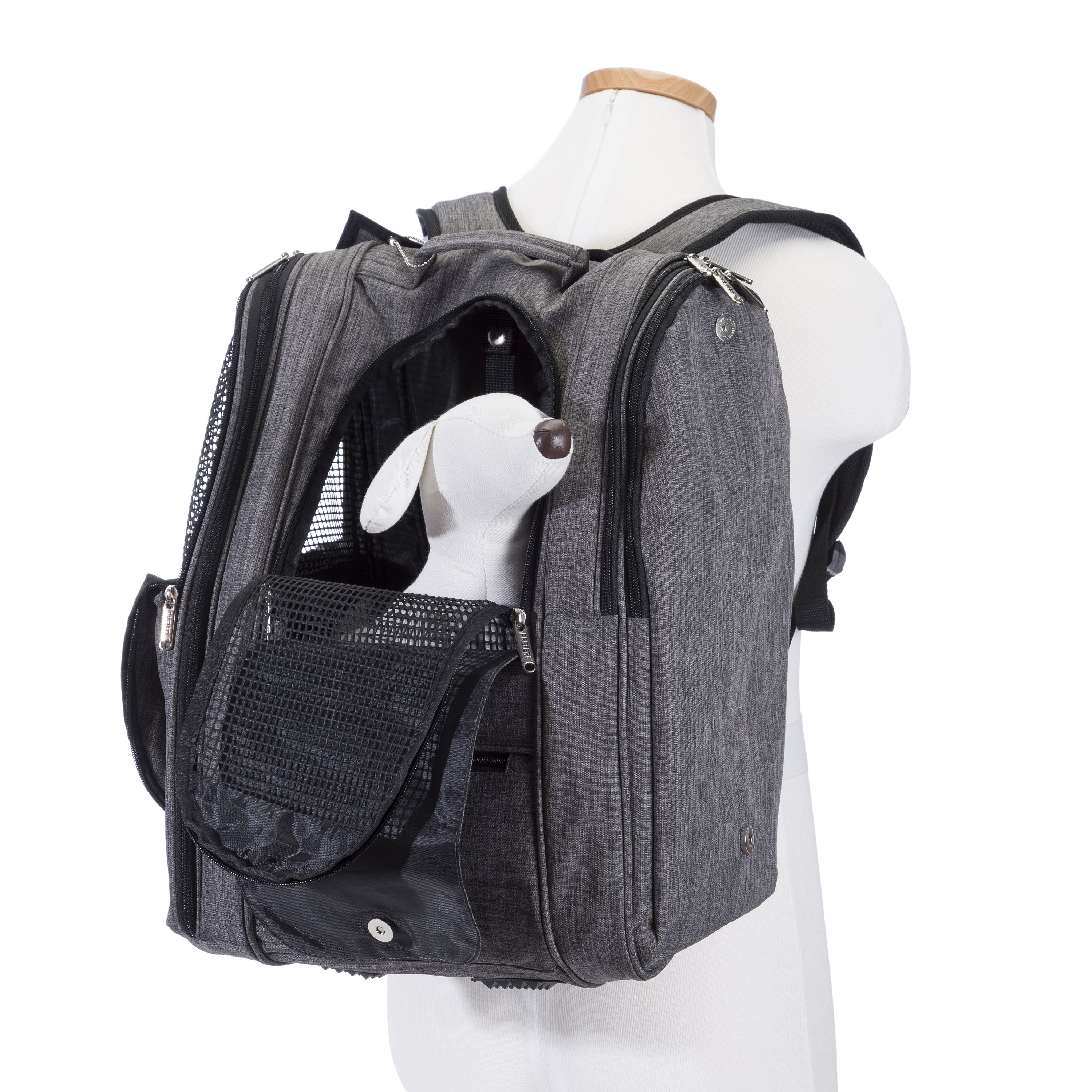 Pink Coconut 368 Adventure™ Pet Carrier Backpack with mesh sides and padded straps for comfortable pet transportation.