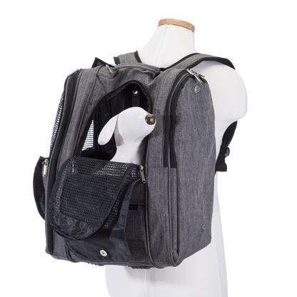 Pink Coconut 368 Adventure™ Pet Carrier Backpack with mesh sides and padded straps for comfortable pet transportation.