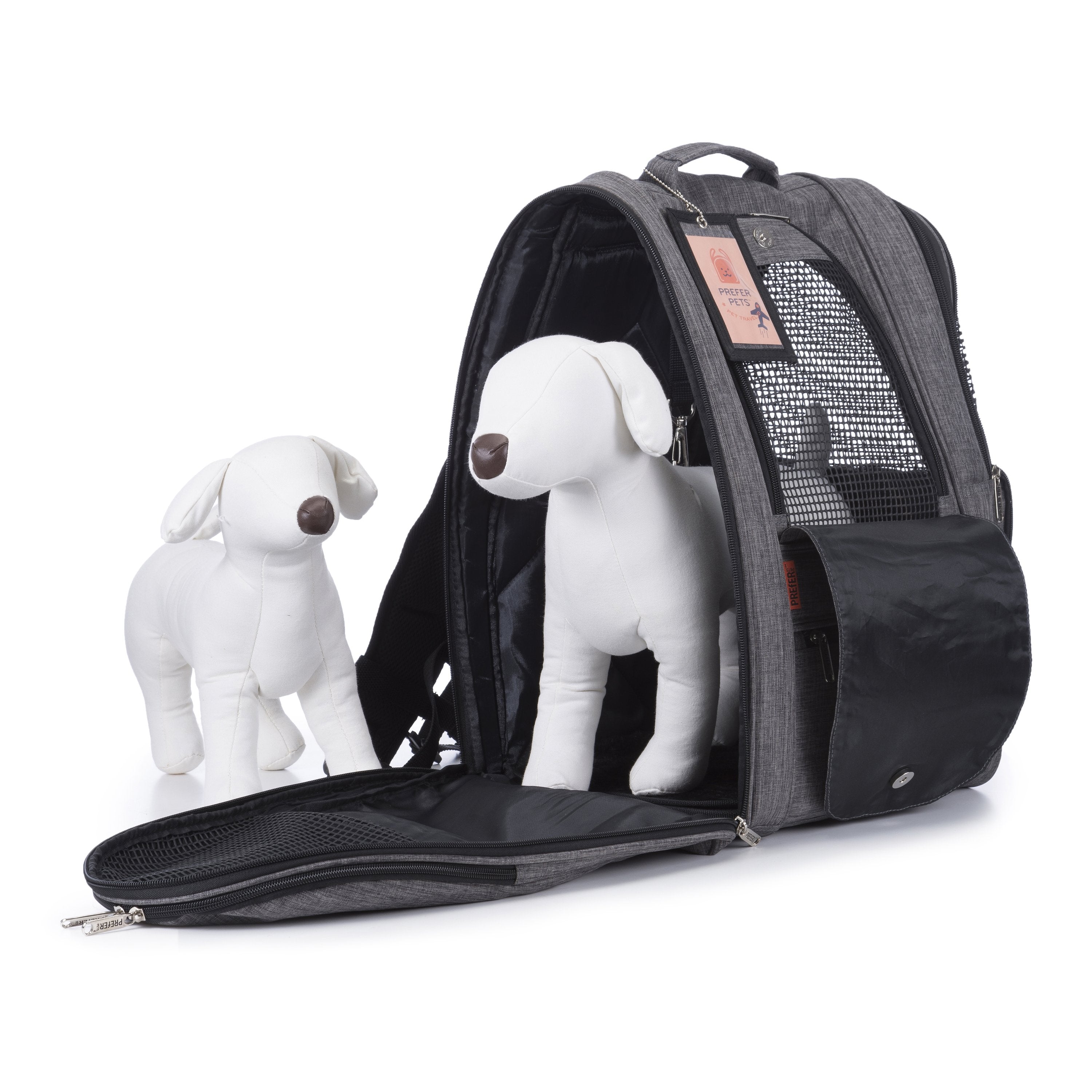 Pink Coconut 368 Adventure™ Backpack pet carrier with breathable mesh and sturdy straps, designed for comfortable pet travel.