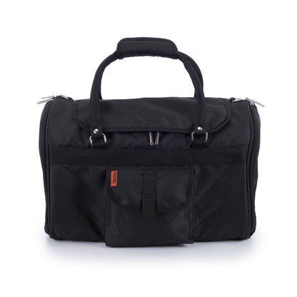 Pink Coconut 312 Hideaway™ Duffel pet carrier with mesh sides and padded shoulder strap for comfortable travel.