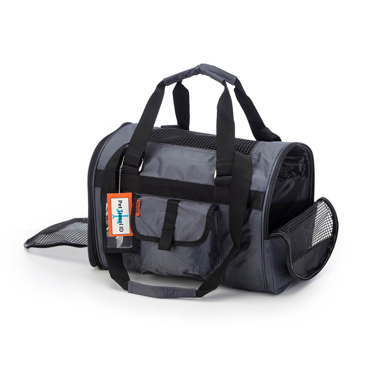 Pink Coconut 566 Jet Carrier pet carrier with open side panels, designed for comfortable transportation of pets.
