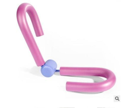 Yellow Pandora thigh and arm exercise muscle strengthening flexor equipment, showing adjustable straps and padded support.