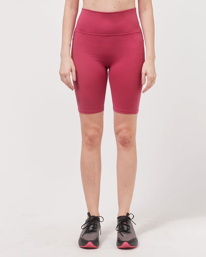 Fuchsia Lemon Molly Making Moves pocket biker shorts, 8.5-inch length, women&