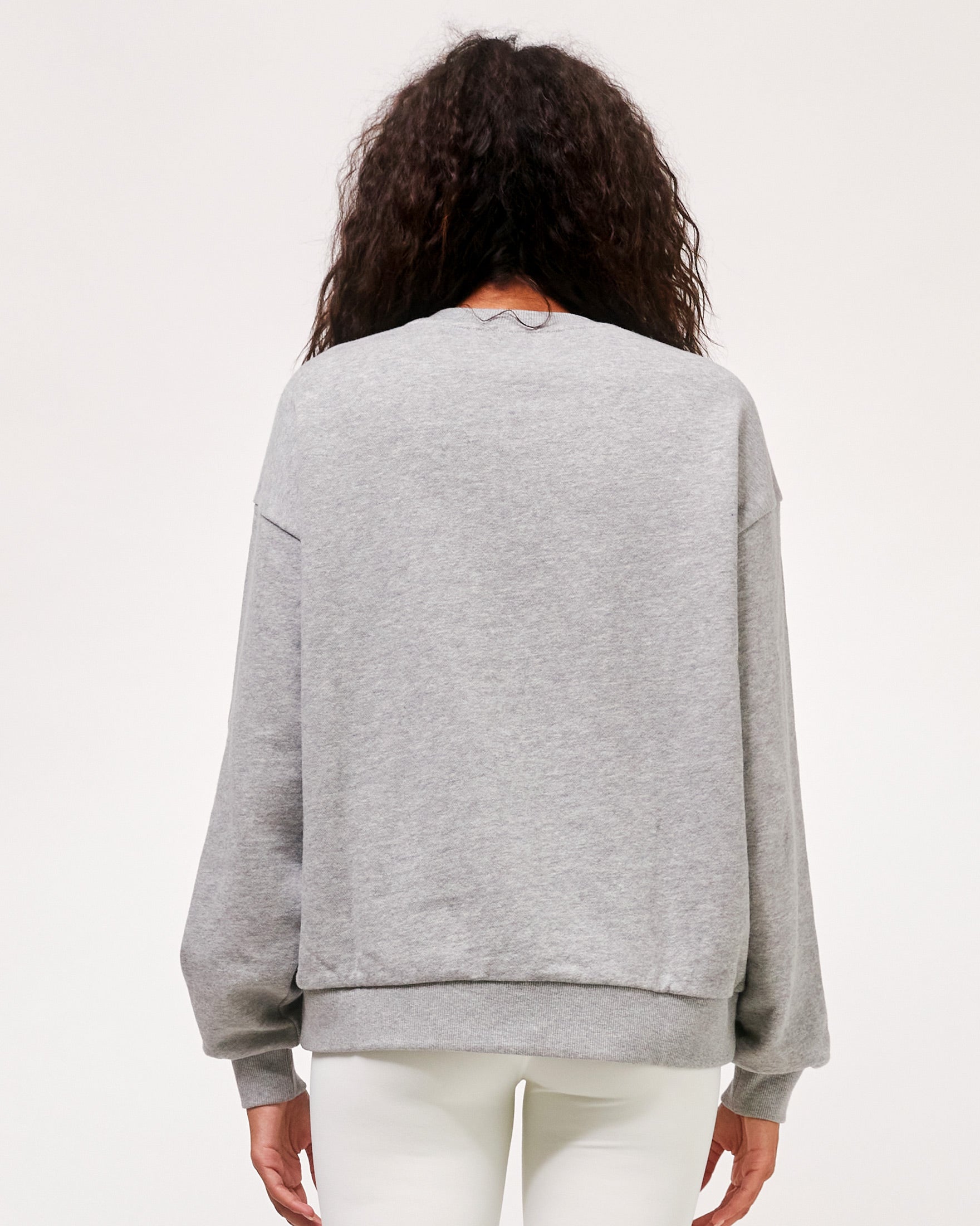 Gray elegant blouse from Start2Finish with matching accessories, shown on a hanger against a plain background.
