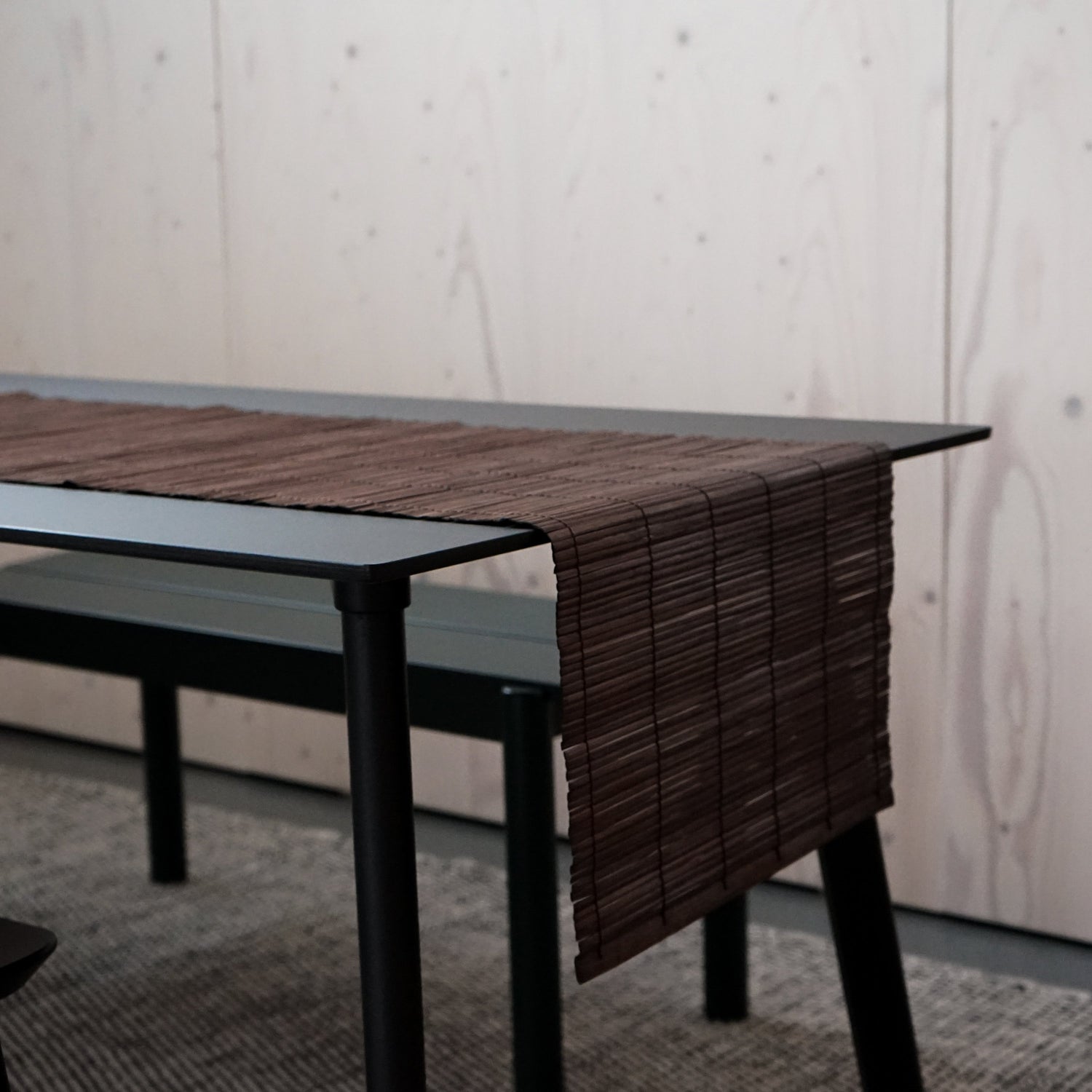 Elegant bamboo table runner from Orchid Daisy, showcasing a smooth, natural finish perfect for home and garden decor.