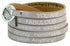 Orange Eunostus Peaceful wrap-around bracelet with "You Are Beautiful" inscription, featuring earthy tones and a stylish design.