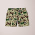 Scorpius Army Magical Pattern shorts featuring vibrant, intricate military-inspired designs on lightweight clothing fabric.