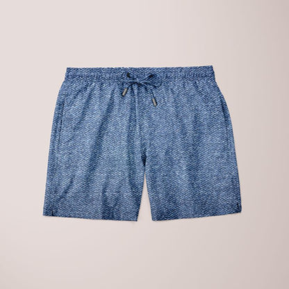 Sky Felix Awe Denim Shorts T-shirt featuring distressed denim fabric and casual fit, displayed on a neutral background.