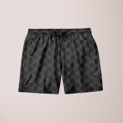 Scorpius Awe Pattern Shorts featuring colorful geometric design, casual clothing with a comfortable fit for everyday wear.