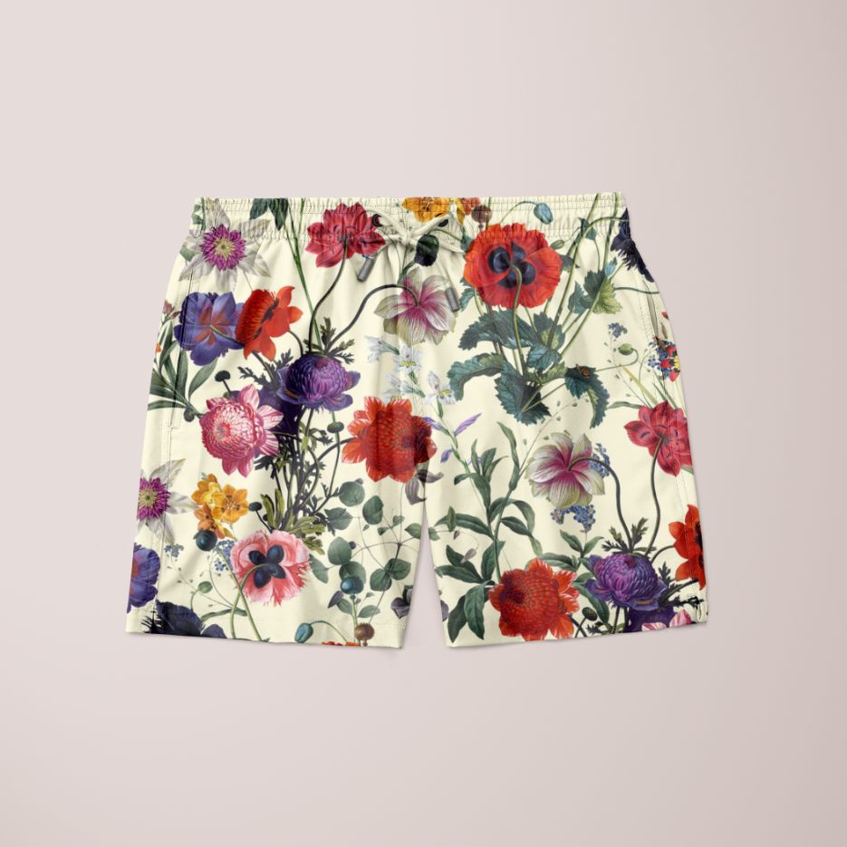 Scorpius Bennel shorts made of lightweight fabric, featuring a casual fit with a drawstring waist and side pockets.