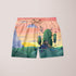 Scorpius carved nature shorts made of lightweight fabric with carved nature design, casual clothing for warm weather.