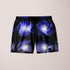 Scorpius Covalen shorts made of lightweight fabric, navy blue color, casual fit, featuring an elastic waistband and side pockets.