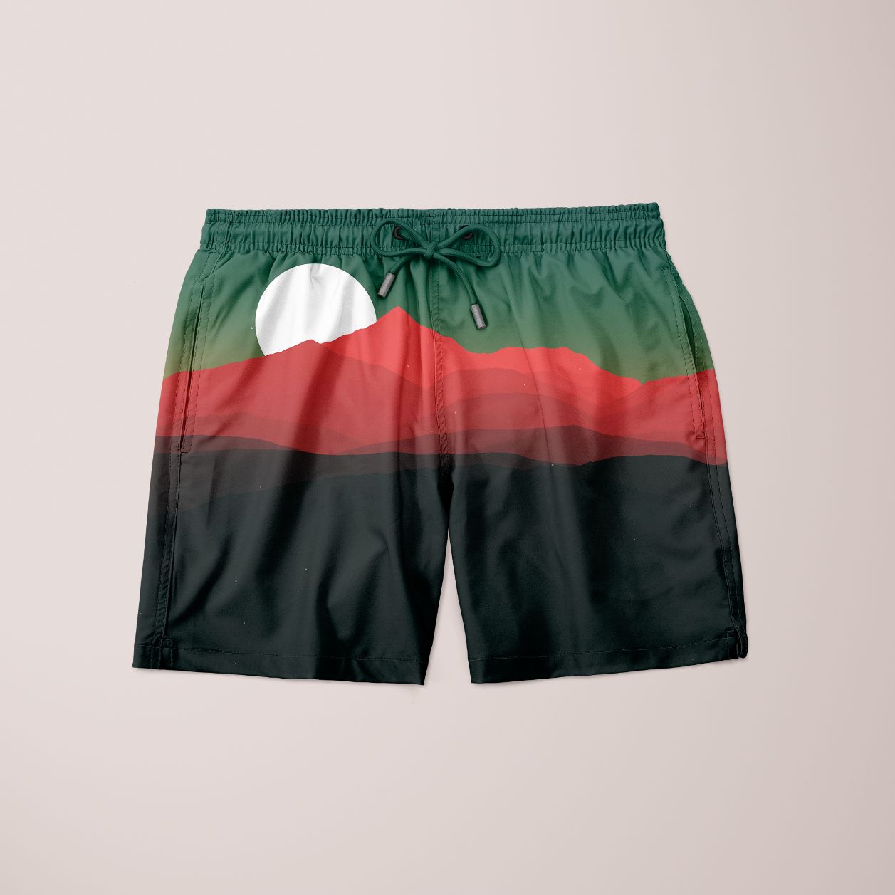 Create Nature shorts by Scorpius, lightweight clothing with a comfortable fit, shown on a model in a casual outdoor setting.