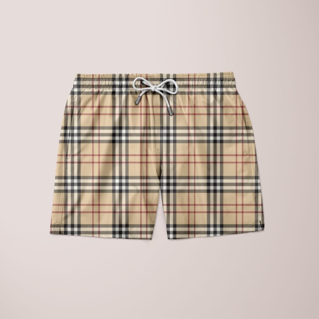 Sky Felix T-shirt featuring Burberry Old Branded Pattern shorts with classic design and logo print.