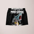 Sky Felix Rampage of the Man-Shark T-shirt featuring a bold shark graphic on a dark background.