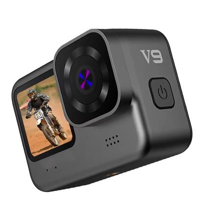 5K Action Camera Dual Screen 60FPS 4K Sports Cam Black