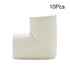 Set of 5/10 soft edge safety corners for toddlers and infants, flexible plastic protectors for home furniture corners.