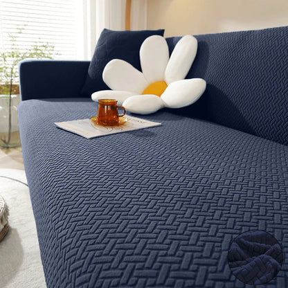 Stretch jacquard elastic sofa cover from AliExpress, designed for living room furniture, with a polar, textured fabric appearance.