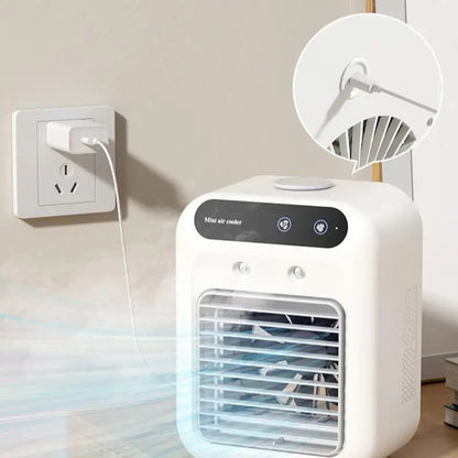 Maroon Asteria air cooler fan with water cooling feature, ideal for home improvement cooling and air conditioning.