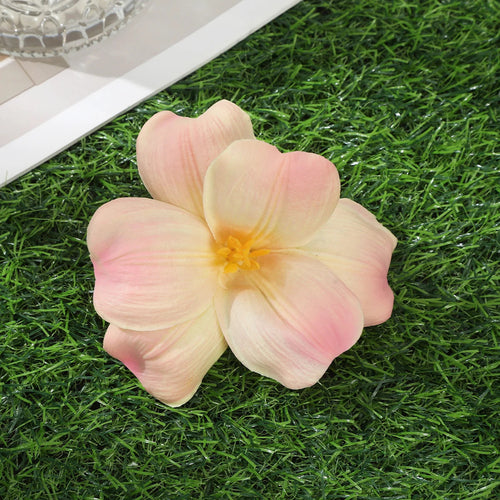Raspberry Eurybia Away Hawaiian Flower Hair Clip with colorful floral design, ideal for hair accessories and styling.