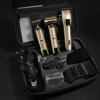 Maroon Asteria waterproof professional hair clipper and nose trimmer for precise grooming and haircare.