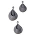 Set of three woven wall hanging fruit baskets for kitchen, home decor by Maroon Asteria, ideal for storing fresh produce.