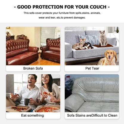 Stretch jacquard elastic sofa cover in polar fabric, designed for living room protection and style.