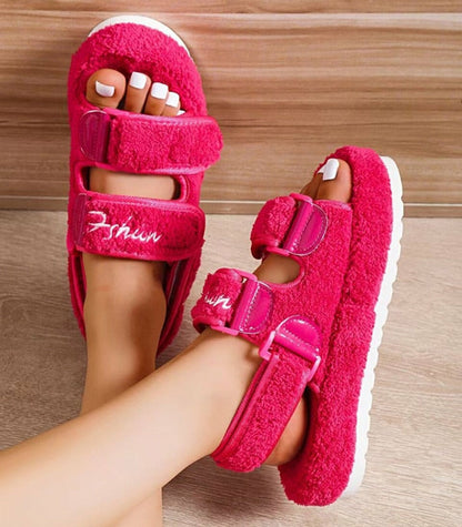 Silver Juneberry women’s summer flats sandals with platform sole, stylish and comfortable footwear for warm weather.