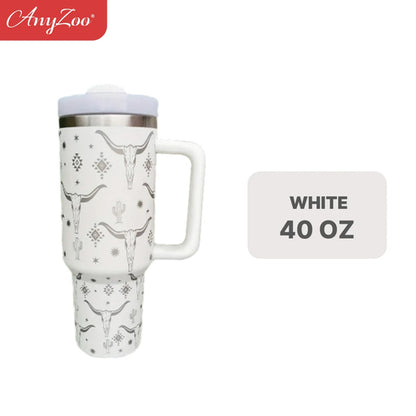 Raspberry Eurybia stainless steel 900ml tumbler with a sleek, insulated drinkware design on a plain background