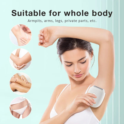 Maroon Asteria waterproof hair removal trimmer for women with knife tip, suitable for whole body hair removal, in a sleek design.