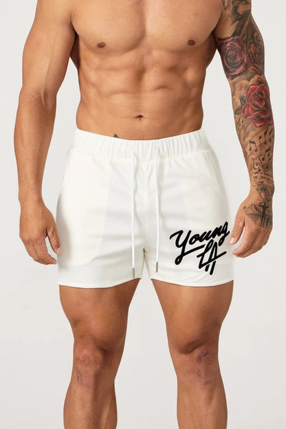 Raspberry Eurybia trendy beach shorts in vibrant colors, featuring a relaxed fit and stylish design, perfect for summer wear.