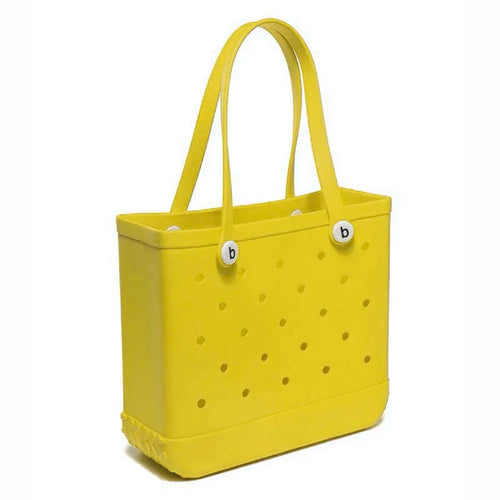 EVA rubber waterproof beach tote bag by Raspberry Eurybia with spacious design and vibrant color for seaside outings.