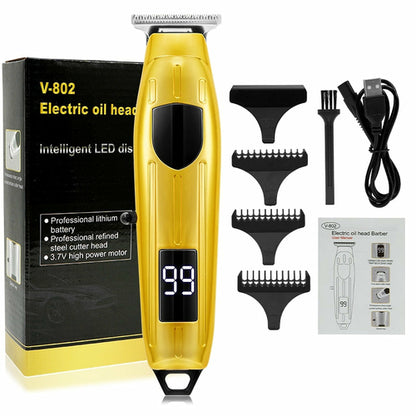 Maroon Asteria cordless electric hair clipper set with trimmer and shaver for haircare grooming.