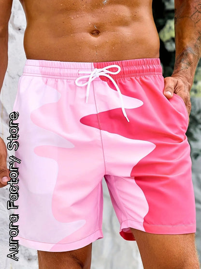Colorful 3D summer men&