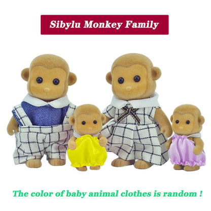 Small rabbit doll from a 1/12 micro dollhouse collection, featuring reindeer, sheep, elephant, and squirrel figures.