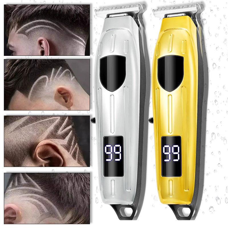 Maroon Asteria cordless electric hair clipper set with trimmer and shaver for precise haircuts and grooming.
