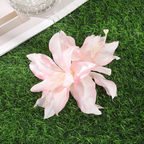 Raspberry Eurybia Hawaiian Flower Hair Clip with vibrant floral design for stylish hair accessories.