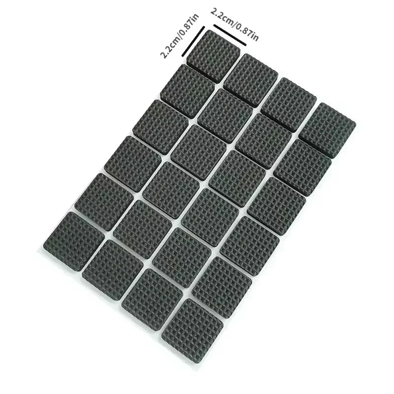 Self-adhesive furniture leg protector pad for chairs, anti-skid furniture foot pad, durable and easy to apply.