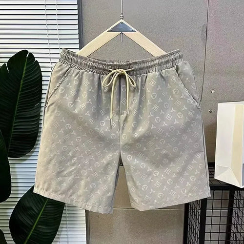 Raspberry Eurybia Frank luxury loose beach shorts with a relaxed fit and stylish design, perfect for beachwear or casual outings.