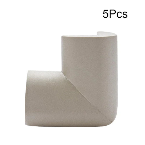 Set of 5/10 soft edge safety corners for toddlers and infants, designed to protect home furniture edges.