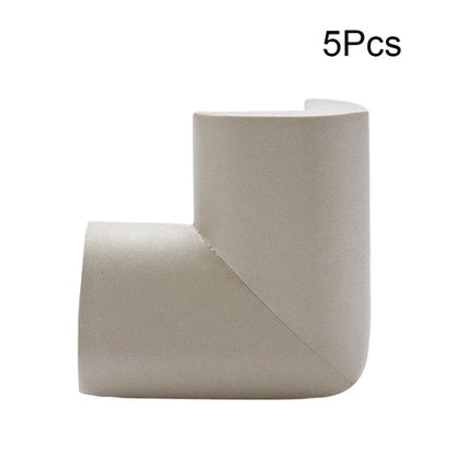 Set of 5/10 soft edge safety corners for toddlers and infants, designed to protect home furniture edges.