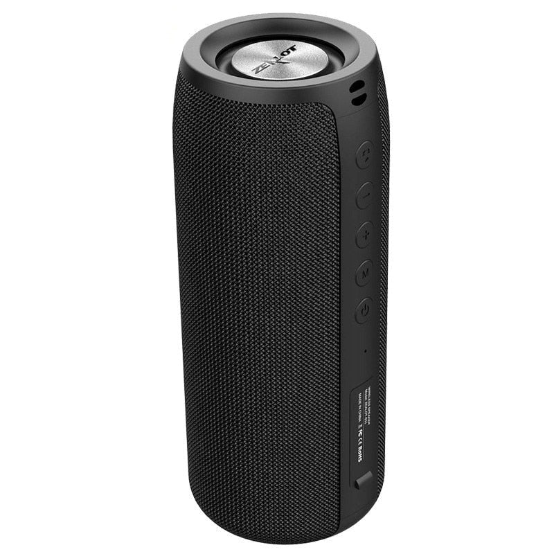 Yellow Pandora waterproof Bluetooth portable subwoofer with built-in speaker, ideal for outdoor audio and music enjoyment.